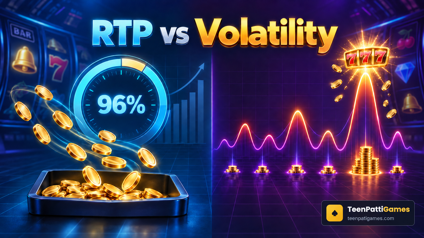RTP vs Volatility: What's the Difference in Slot Games?